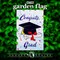 G128 Happy Graduation Congrats Cap Garden Flag 12x18 In Double Sided Graduation Yard Garden Lawn Decoration